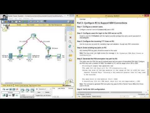2.5.1.2 Packet Tracer - Configure Cisco Routers For Syslog, NTP, And SSH Operations