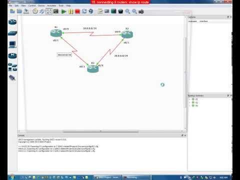 Connecting 3 Routers In GNS3