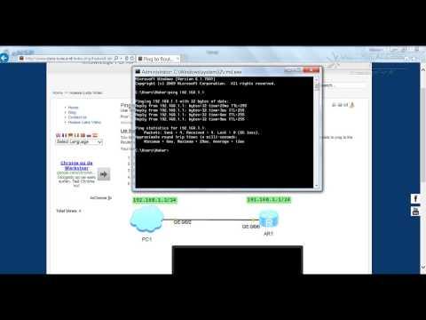 Configure Ping From PC To Huawei Routers & Vice Versa (HCDA Level)
