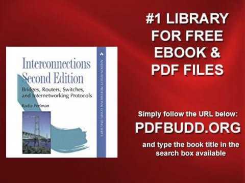 Interconnections Bridges, Routers, Switches, And Internetworking Protocols 2nd Edition