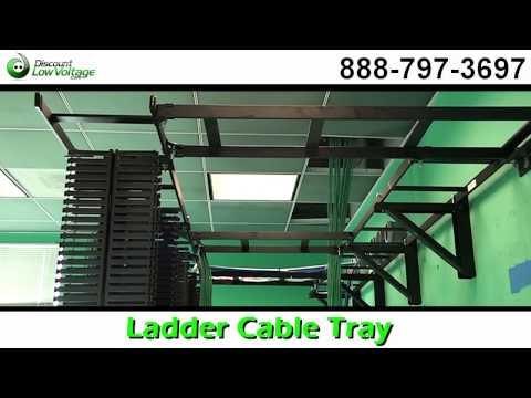 Ladder Cable Tray For Cat5e, Cat6 Fiber Cable Management