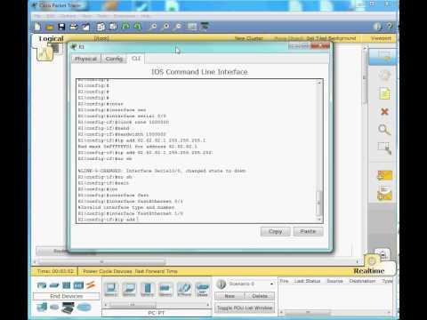 Cisco Packet Tracer 2 Routers 2 PC